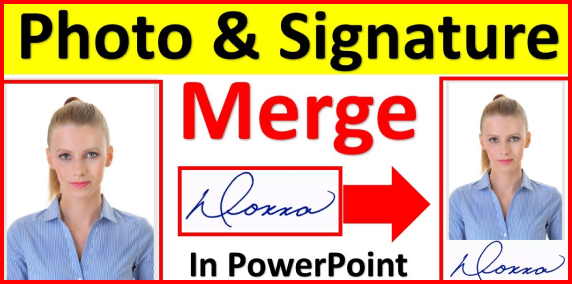 Photo Signature Merge