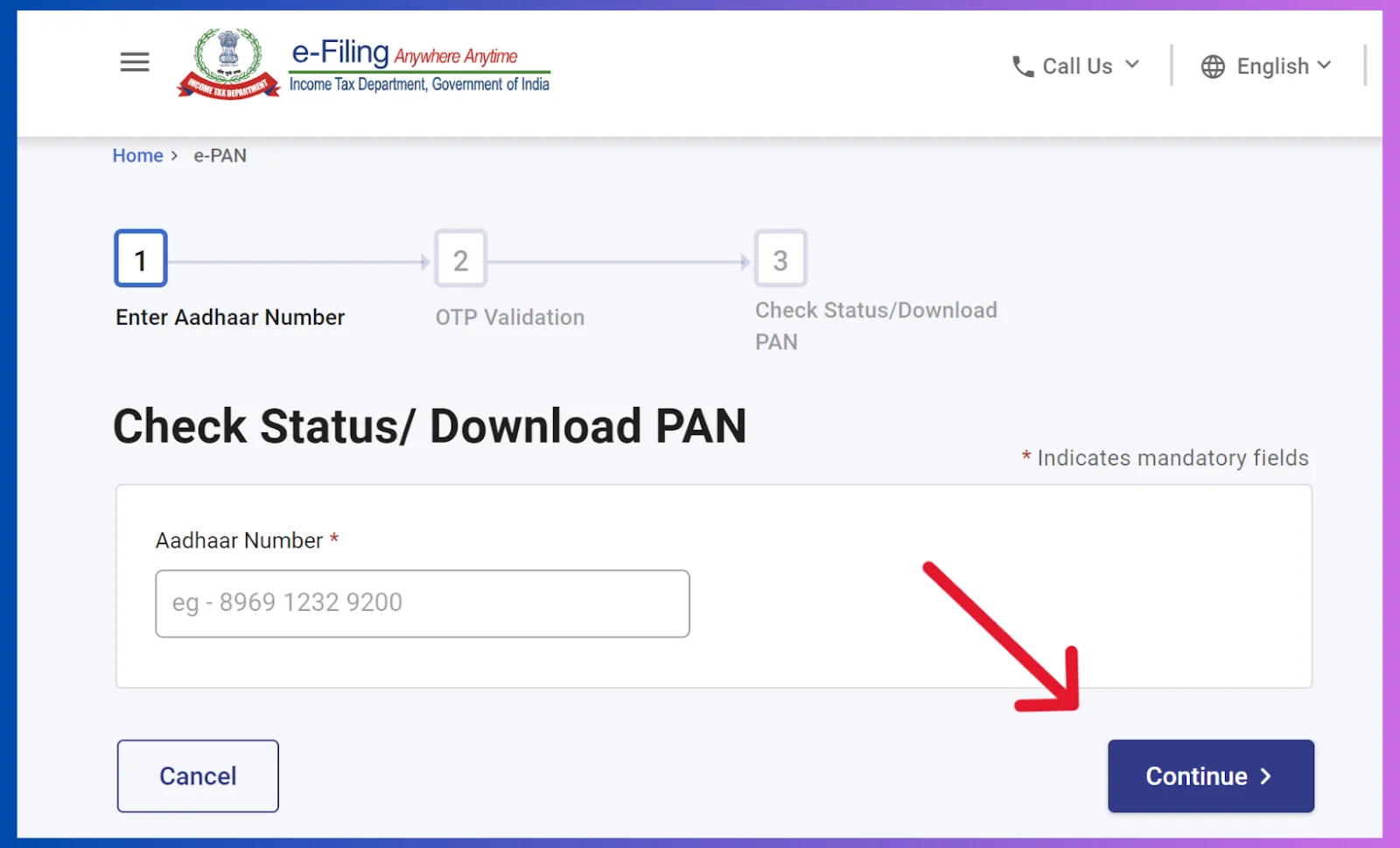 PAN Card Download